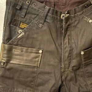 G-Star Dark Gray Denim Shorts